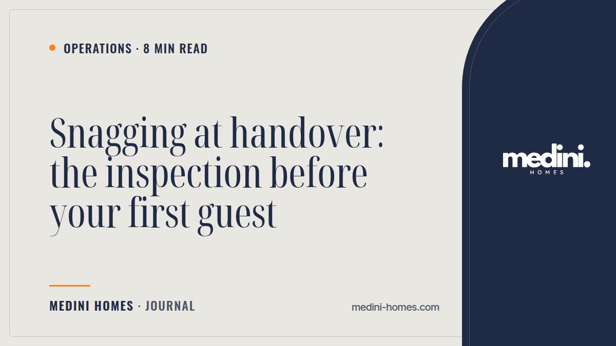 Snagging in Dubai: inspect your apartment before you rent it