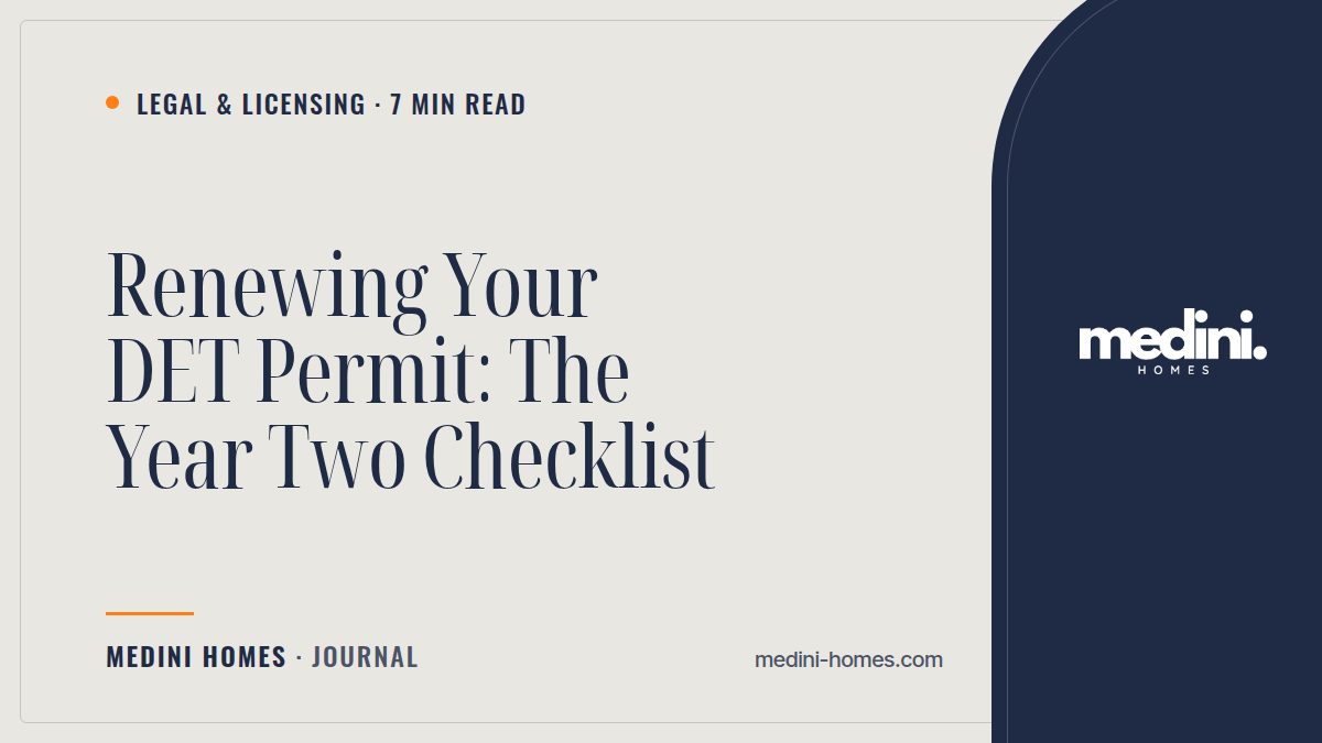 Renewing Your DET Holiday Home Permit: Timeline and Pitfalls