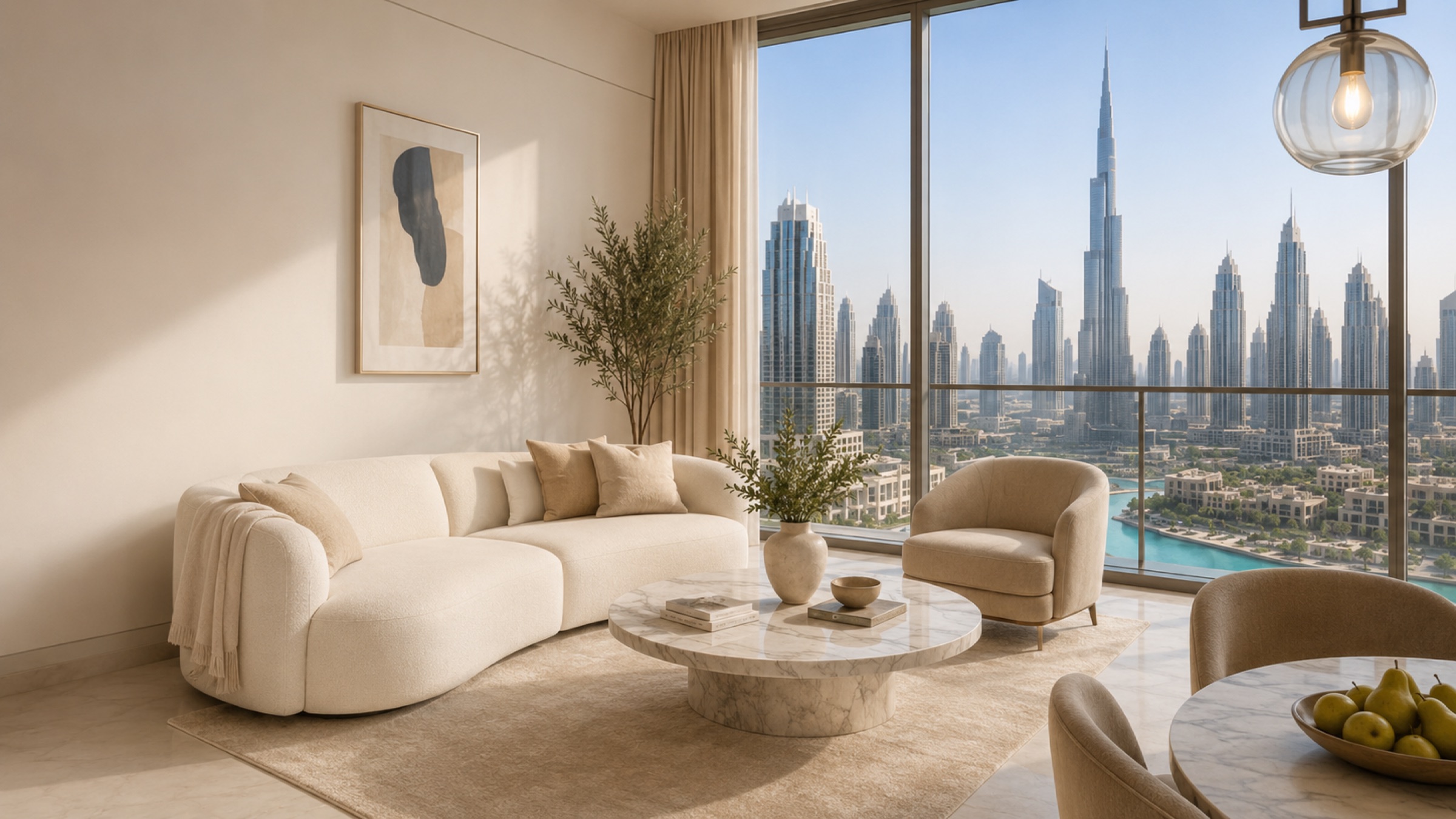 Appartement Medini Homes avec vue sur le Burj Khalifa, Dubaï